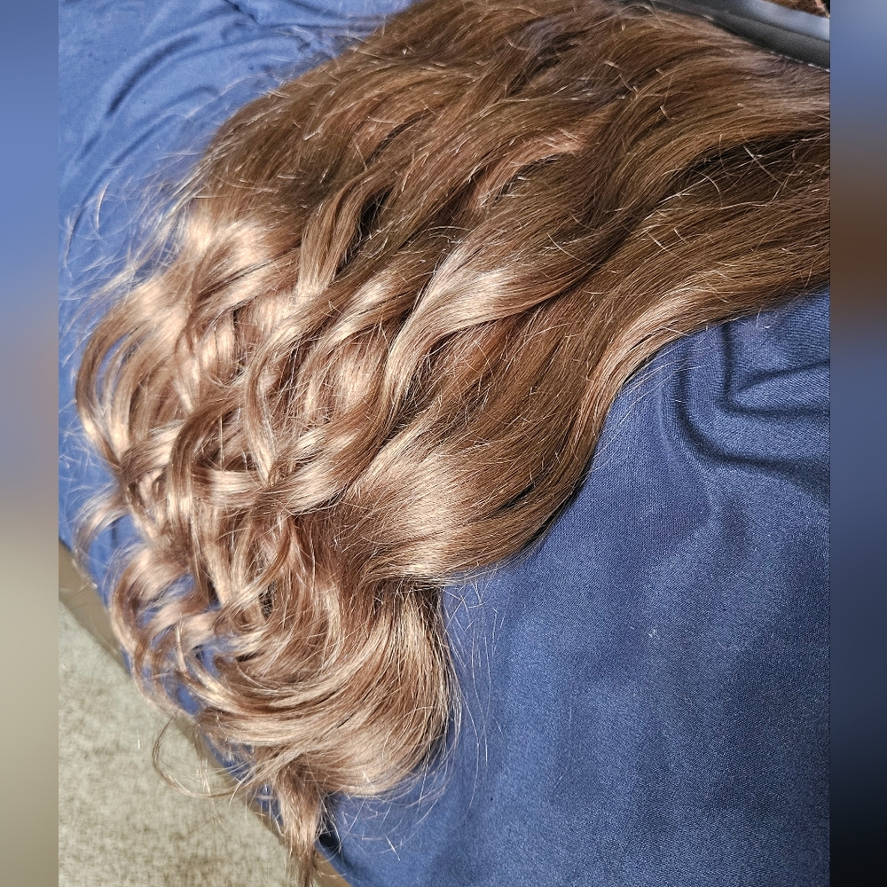 16 Inch Luxy Ash Brown Halo Hair Extensions